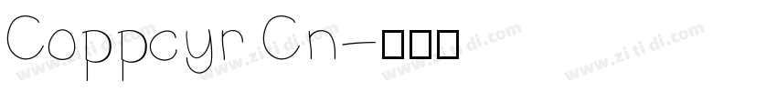 Coppcyr Cn字体转换